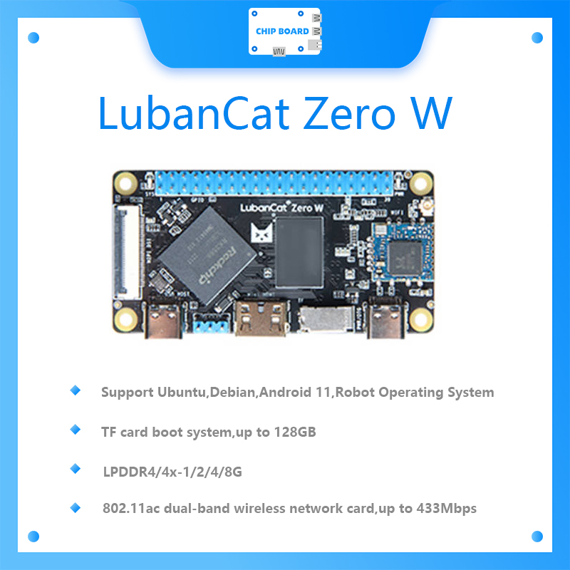 Radxa Rock 5B 16Gb - LubanCat Zero W development board RK3566