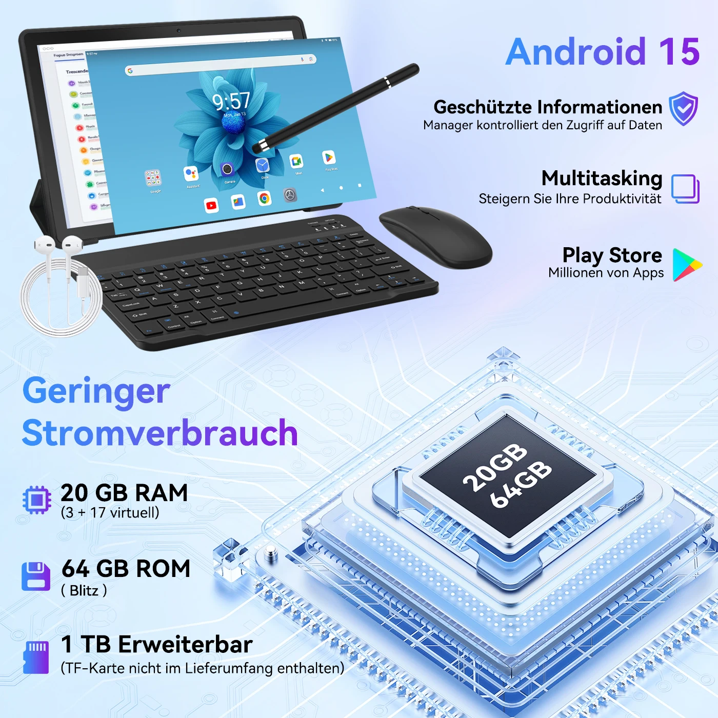 URAO Android 15 Tablet 10.1 In - Khadas Vim4 8Gb ulasan dan harga