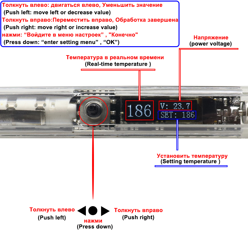T12 Electric Soldering Iron Ki - Soldering Station T12 Oled ulasan dan harga