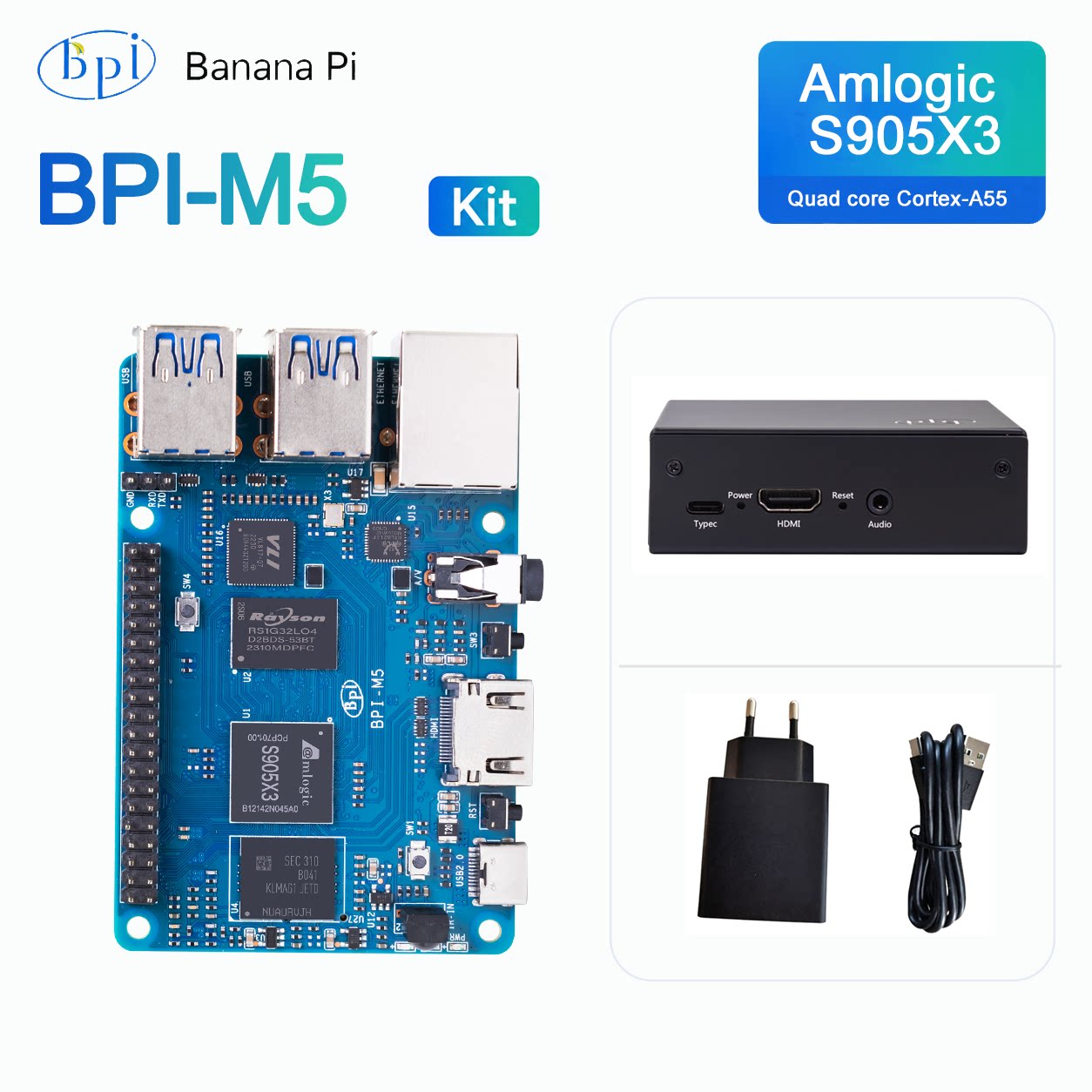 Banana Pi BPI-M5 Development B - Banana Pi Bpi-M5 ulasan dan harga