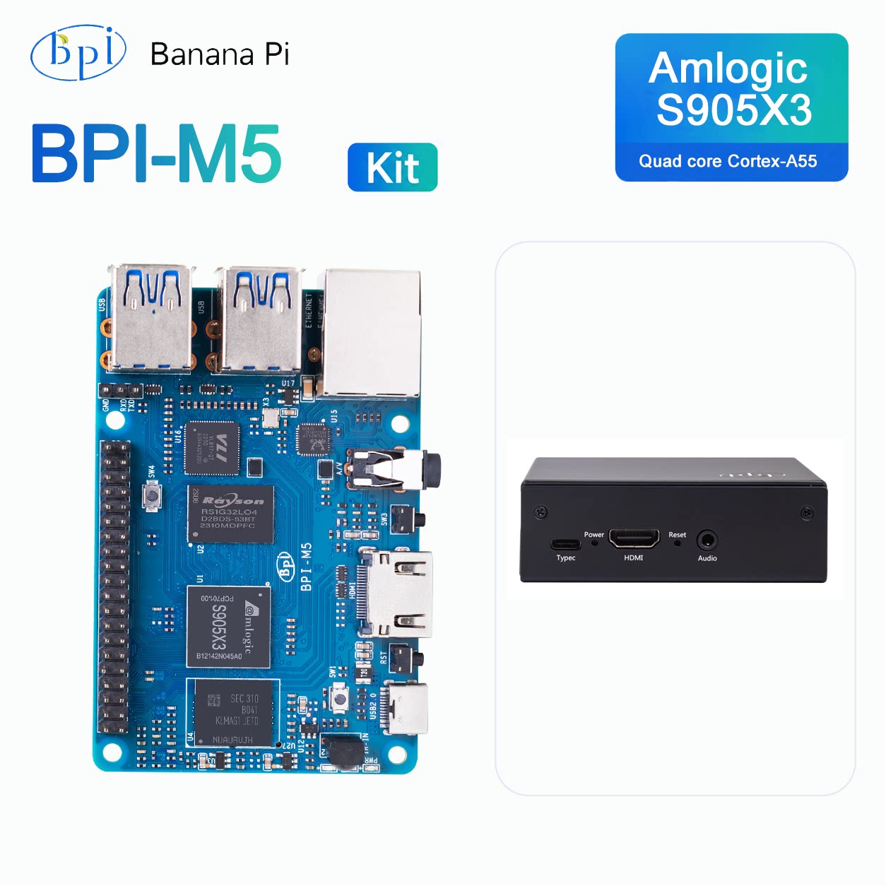 Banana Pi BPI-M5 Development B - Banana Pi Bpi-M5 ulasan dan harga