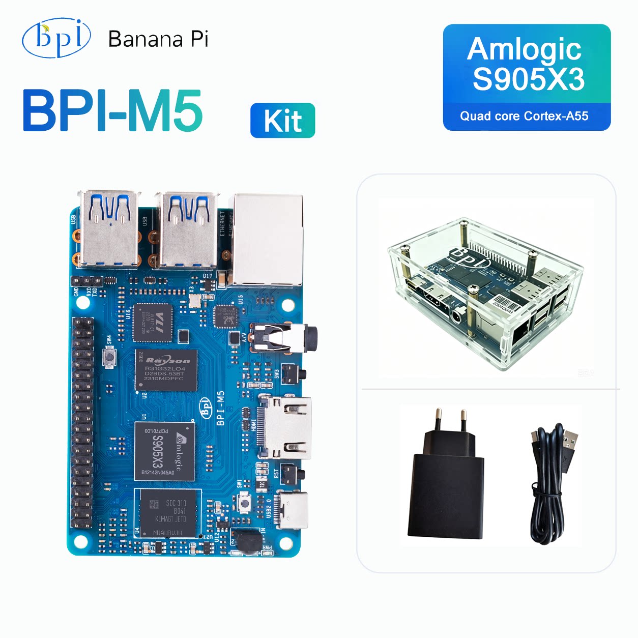 Banana Pi BPI-M5 Development B - Banana Pi Bpi-M5 ulasan dan harga