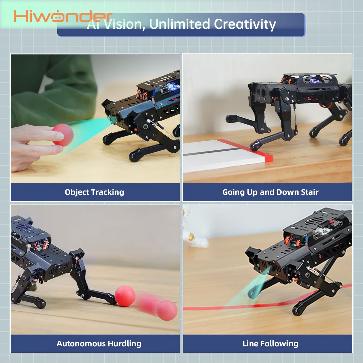 Hiwonder PuppyPi Standard Kit  - Raspberry Pi 5 8Gb Kit ulasan dan harga