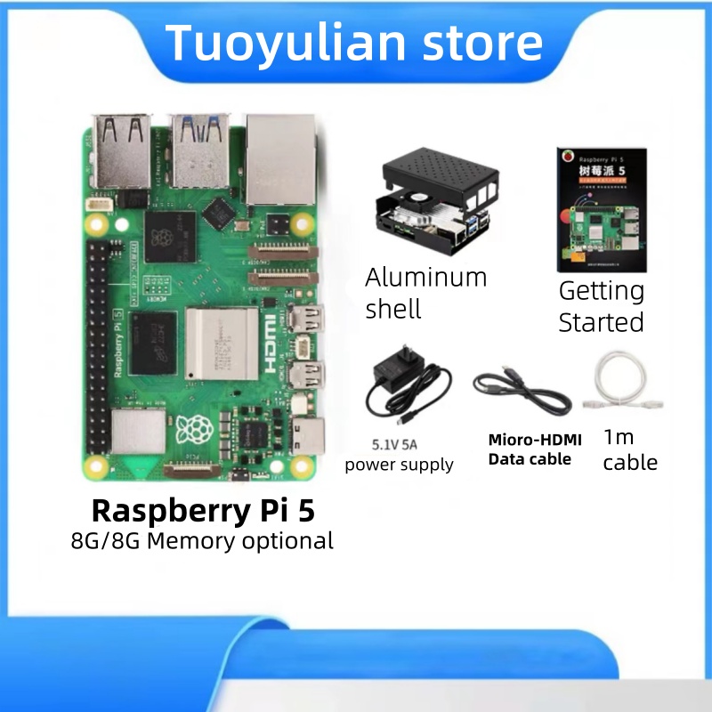 For Raspberry Pi 5 development - Raspberry Pi 5 8Gb Kit ulasan dan harga