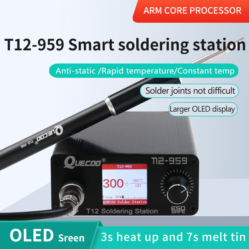 T12-959 V5.1 Soldering Station - Soldering Station T12 Oled ulasan dan harga