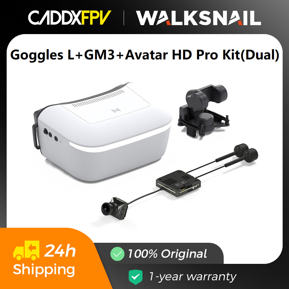 Caddx Walksnail Avatar HD Gogg - Fpv Goggles Avatar Hd Receiver ulasan dan harga