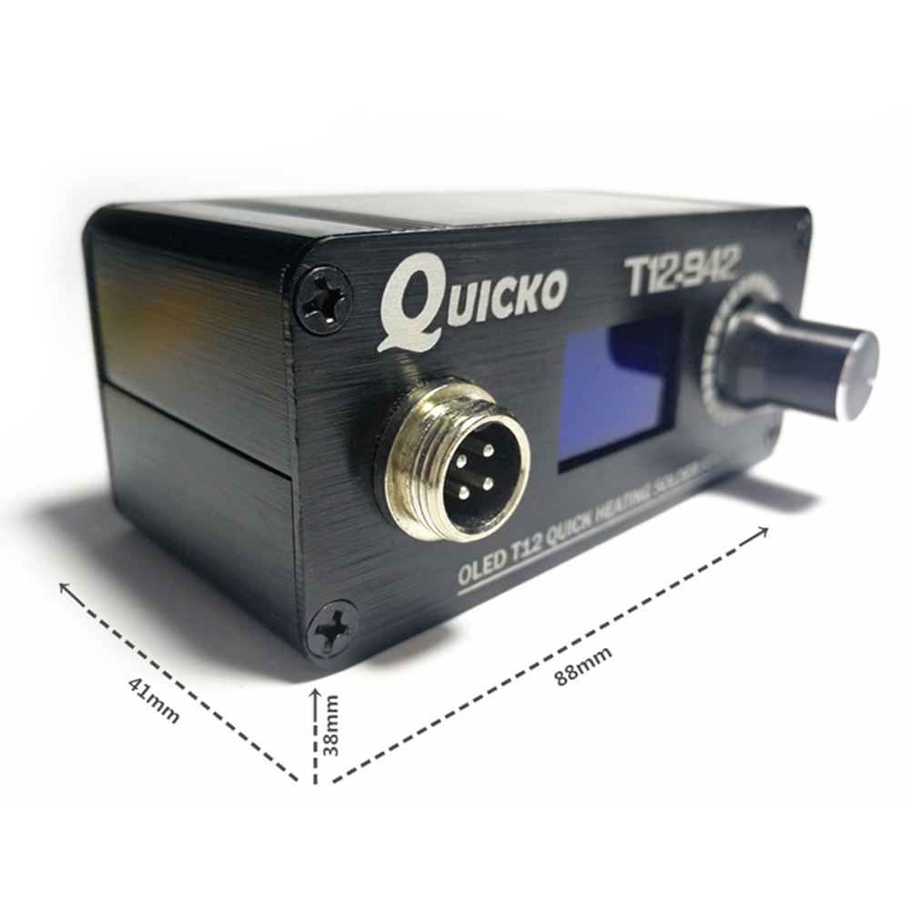 QUICKO MINI T12 STC OLED Digit - Soldering Station T12 Oled ulasan dan harga