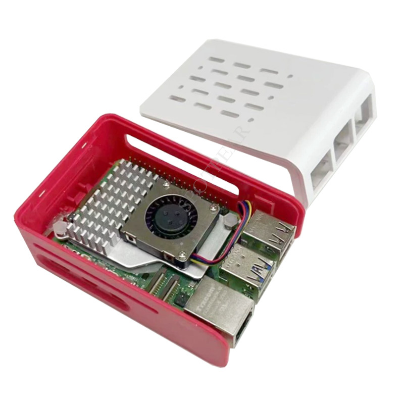 Raspberry Pi 5 Red-White cooli - Raspberry Pi 5 8Gb Kit ulasan dan harga