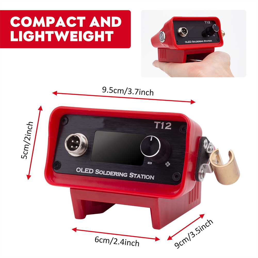 OLED T12 Soldering Iron Statio - Soldering Station T12 Oled ulasan dan harga