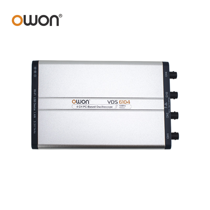 OWON VDS6074 VDS6104 Virtual P - Digital Storage Oscilloscope 100Mhz 4Ch ulasan dan harga