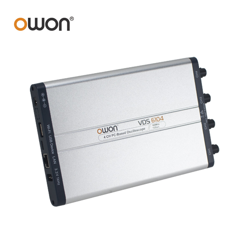 OWON VDS6074 VDS6104 Virtual P - Digital Storage Oscilloscope 100Mhz 4Ch ulasan dan harga