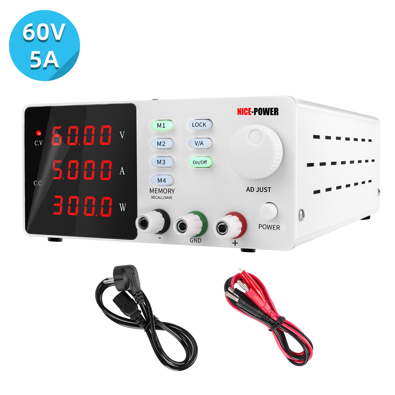 New Design Nice Power Spps-S60 - Programmable Dc Power Supply 60V 5A ulasan dan harga