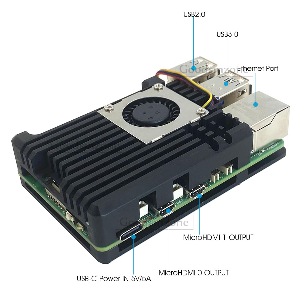 Raspberry Pi 5 Aluminum Alloy  - Raspberry Pi 5 8Gb Kit ulasan dan harga