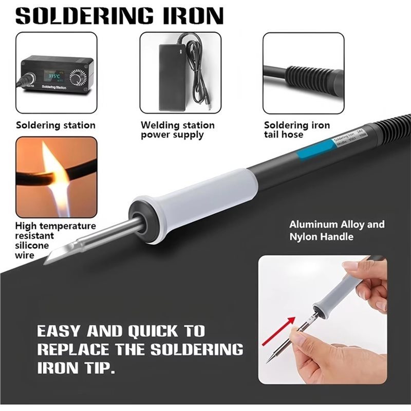 B03C-T12 Digital Soldering Sta - Soldering Station T12 Oled ulasan dan harga